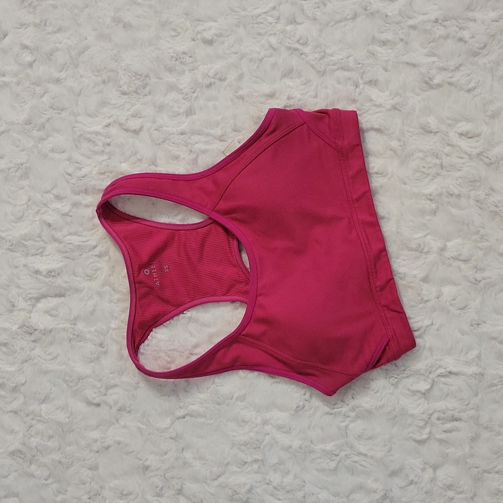 Athleta Pink Sports Bra, Women's Extra Small, Good Condition!